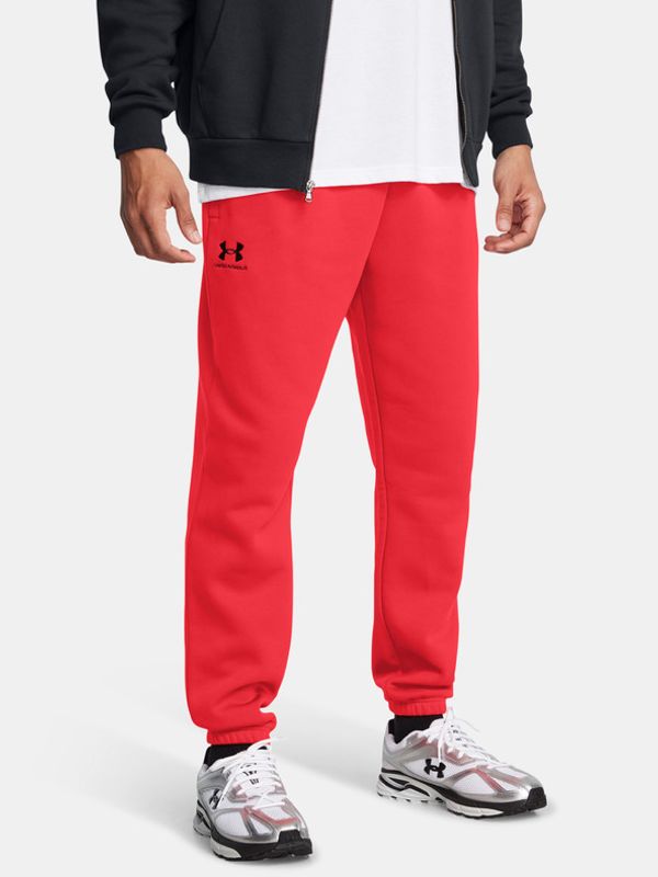 Under Armour Under Armour UA Icon Fleece Donji dio trenirke crvena