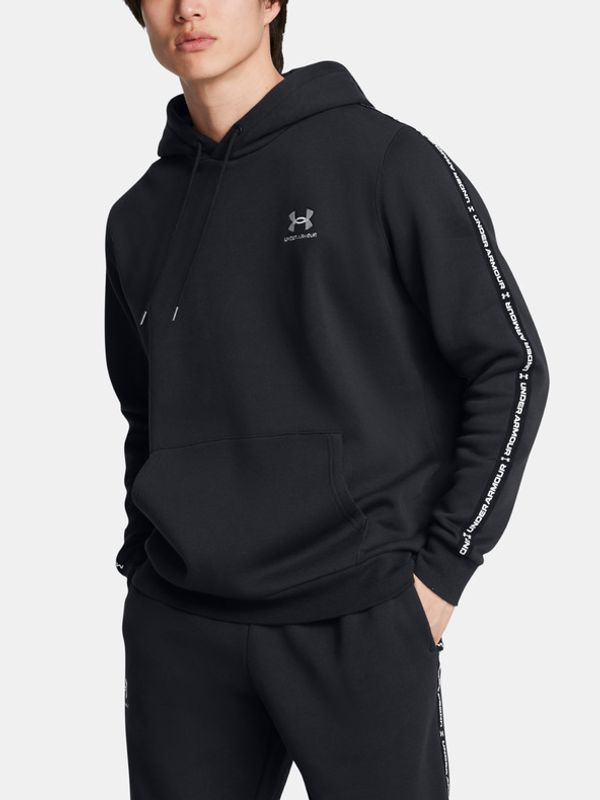 Under Armour Under Armour UA Icon Fleece HD Taping Majica dugih rukava crna