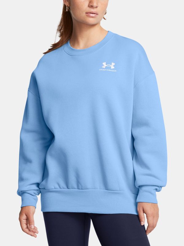 Under Armour Under Armour UA Icon Fleece OS Crew Majica dugih rukava plava