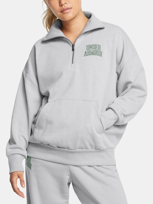 Under Armour Under Armour UA Icon HWT Terry OS HZ Majica dugih rukava siva