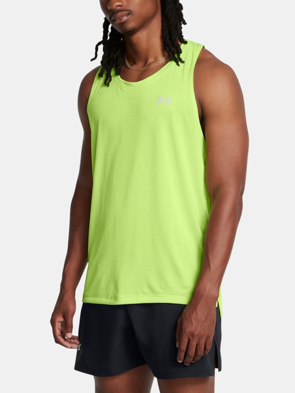 Under Armour Under Armour UA Launch Singlet Majica bez rukava zelena