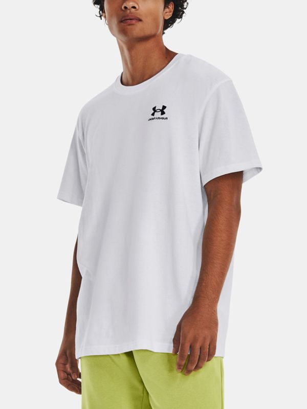 Under Armour Under Armour UA Logo Emb Heavyweight SS Majica bijela