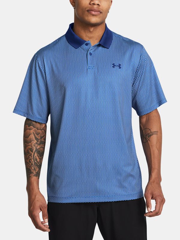 Under Armour Under Armour UA Matchplay Printed Polo Majica plava