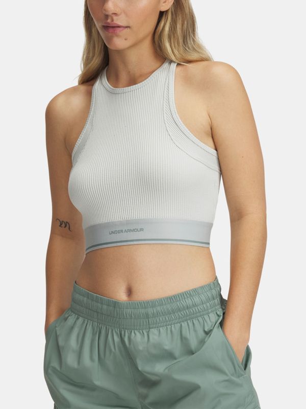 Under Armour Under Armour UA Meridian Rib Branded Majica bez rukava zelena