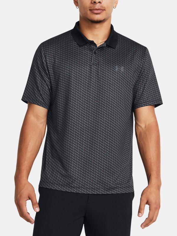 Under Armour Under Armour UA Perf 3.0 Printed Polo majica crna