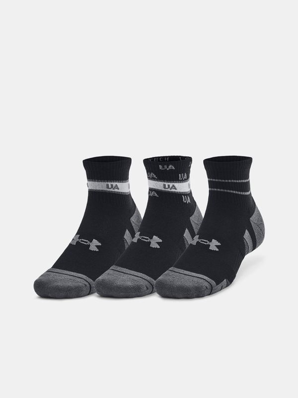 Under Armour Under Armour UA Perf Tech Nvlty Qtr 3-pack Čarape crna