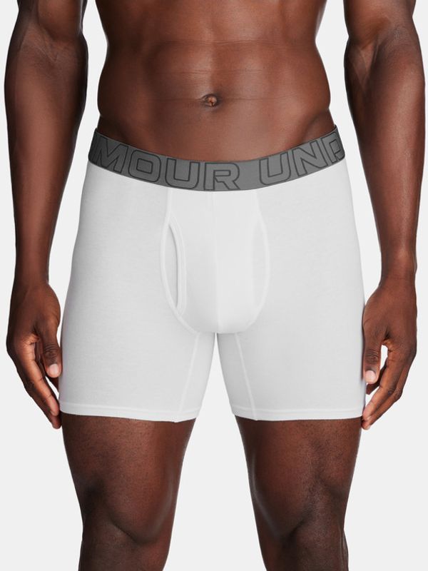 Under Armour Under Armour UA Performance Cotton 6in 3-pack Bokserice bijela