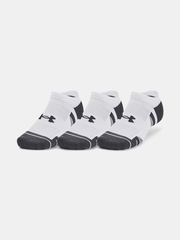 Under Armour Under Armour UA Performance Tech NS 3-pack Čarape bijela