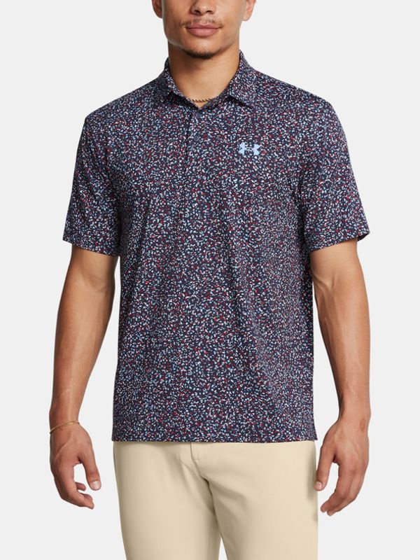 Under Armour Under Armour UA Playoff 3.0 Printed Polo Majica plava
