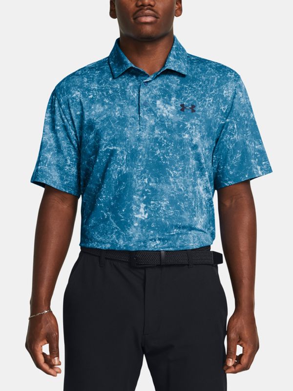 Under Armour Under Armour UA Playoff 3.0 Printed Polo Majica plava