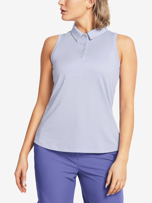 Under Armour Under Armour UA Playoff SL Polo Majica bez rukava ljubičasta