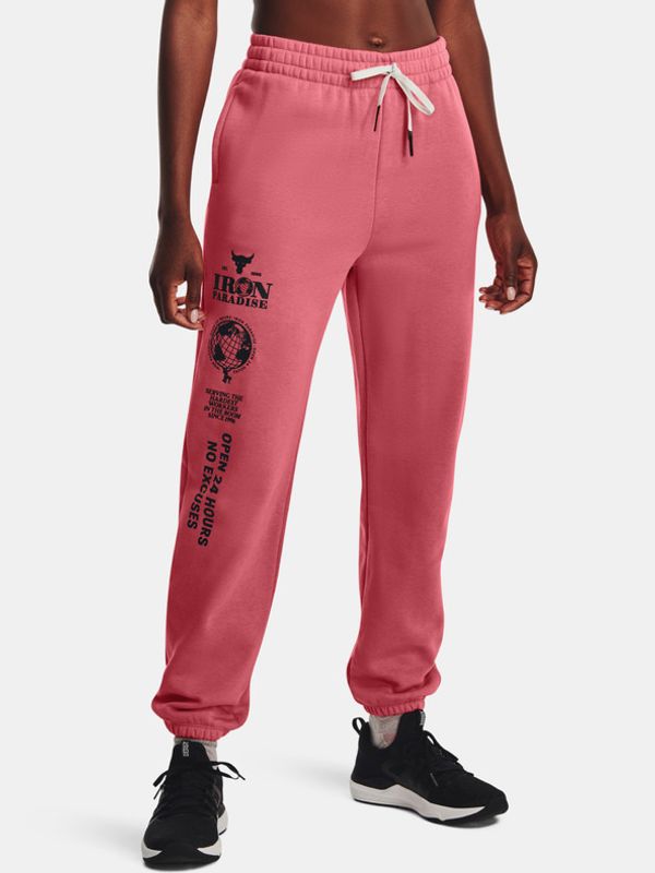 Under Armour Under Armour UA Project Rock Hm Gym Flc Donji dio trenirke ružičasta