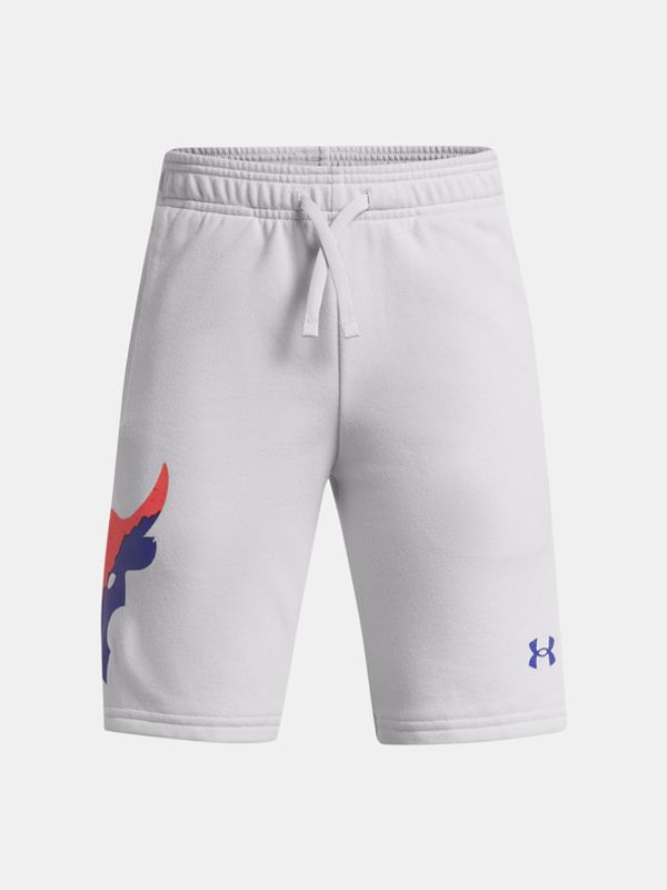 Under Armour Under Armour UA Project Rock Terry Kratke dječje hlače bijela