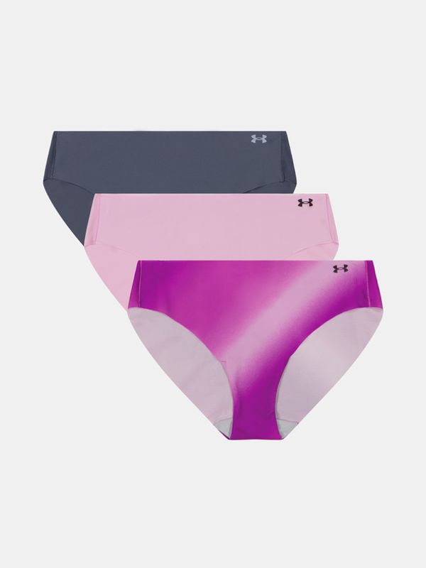 Under Armour Under Armour UA Pure Stretch NS Nov BKN 3-pack Gaćice ljubičasta