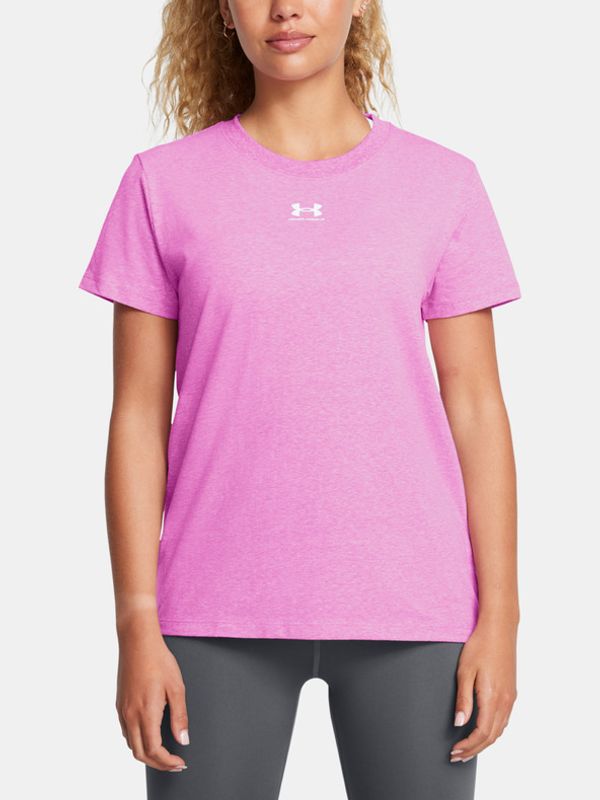 Under Armour Under Armour UA Rival Core SS Majica ljubičasta