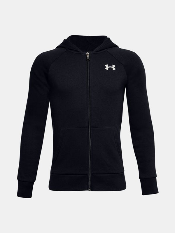 Under Armour Under Armour UA Rival Cotton FZ Hoodie Trenirka (gornji dio) dječja crna