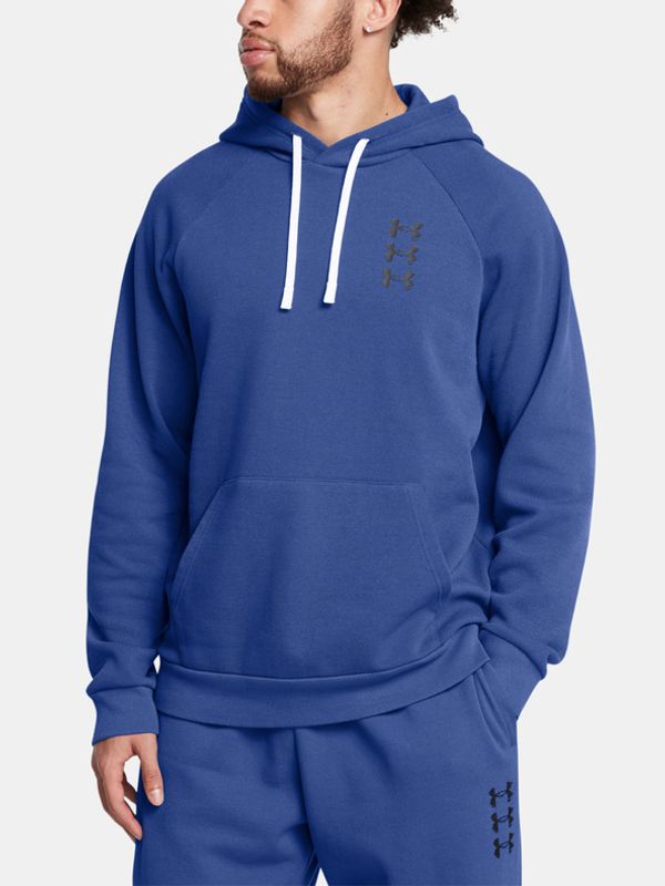 Under Armour Under Armour UA Rival Flc Txtr SND Hoodie Majica dugih rukava plava