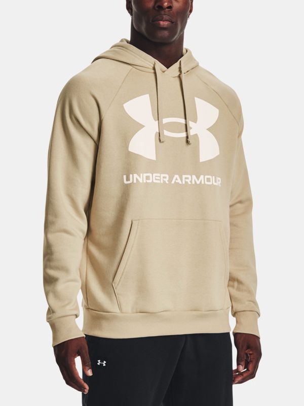 Under Armour Under Armour UA Rival Fleece Big Logo HD-BRN Majica dugih rukava smeđa