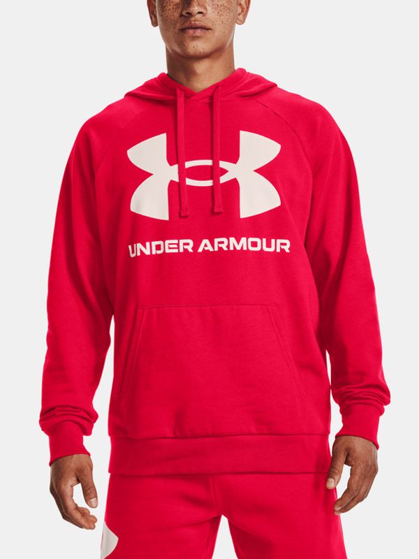 Under Armour Under Armour UA Rival Fleece Big Logo HD Majica dugih rukava crvena