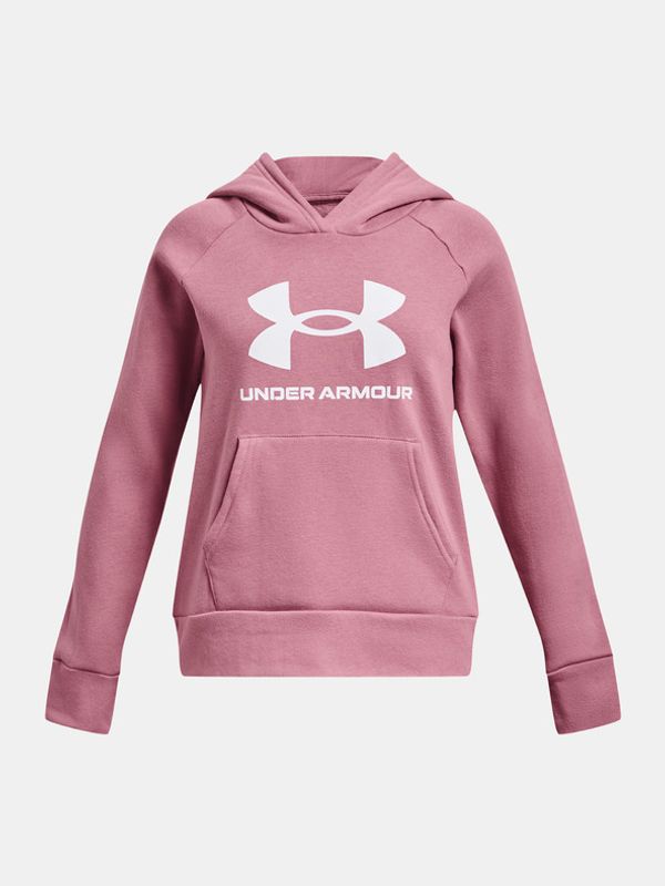 Under Armour Under Armour UA Rival Fleece BL Hoodie Trenirka (gornji dio) dječja ružičasta