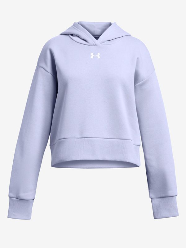 Under Armour Under Armour UA Rival Fleece Crop Hoodie Trenirka (gornji dio) dječja ljubičasta