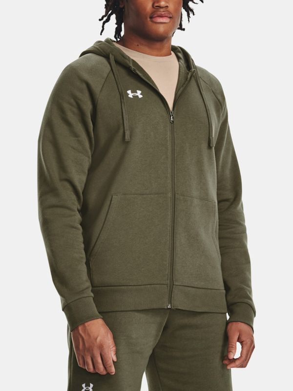 Under Armour Under Armour UA Rival Fleece FZ Hoodie Majica dugih rukava zelena