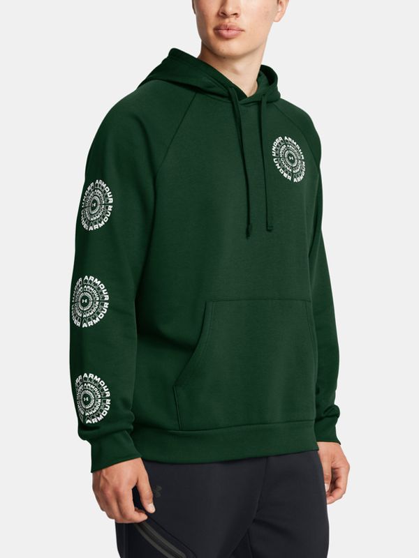 Under Armour Under Armour UA Rival Fleece HBR Logo HD Majica dugih rukava zelena