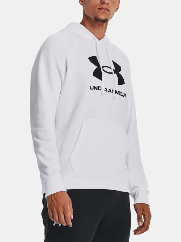 Under Armour Under Armour UA Rival Fleece Logo HD Majica dugih rukava bijela