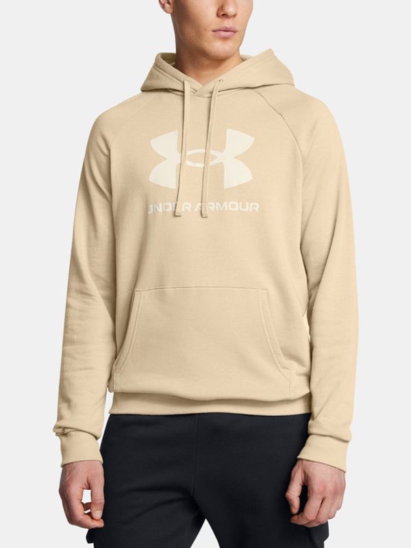 Under Armour Under Armour UA Rival Fleece Logo HD Majica dugih rukava smeđa