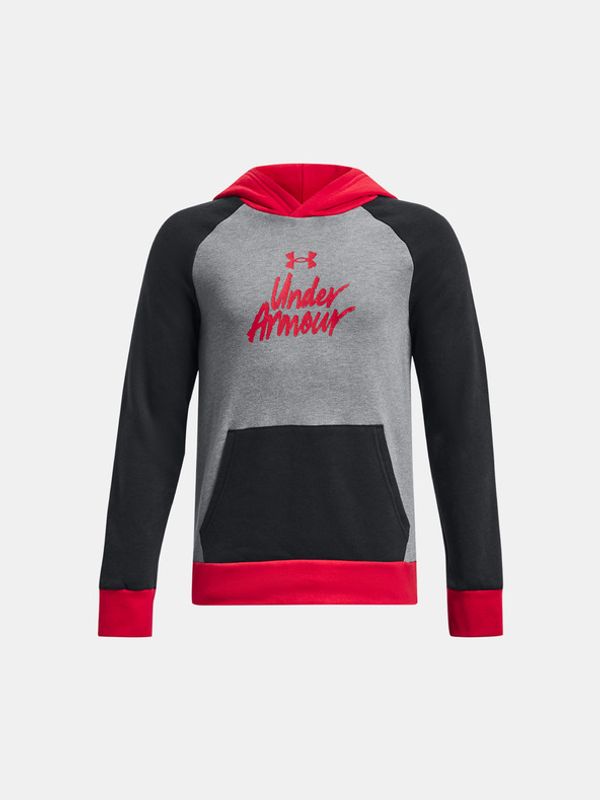 Under Armour Under Armour UA Rival Fleece Script CB HD Trenirka (gornji dio) dječja crna