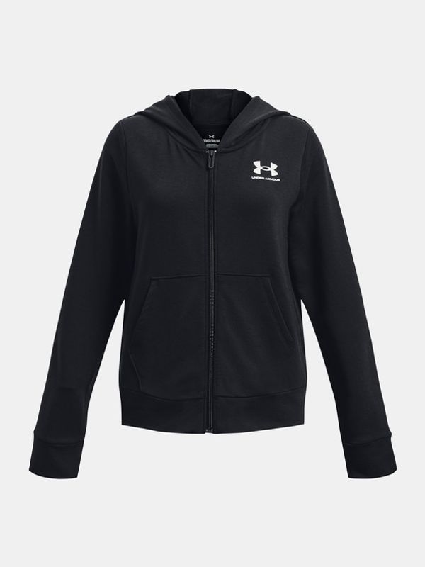 Under Armour Under Armour UA Rival Terry FZ Hoodie Trenirka (gornji dio) dječja crna