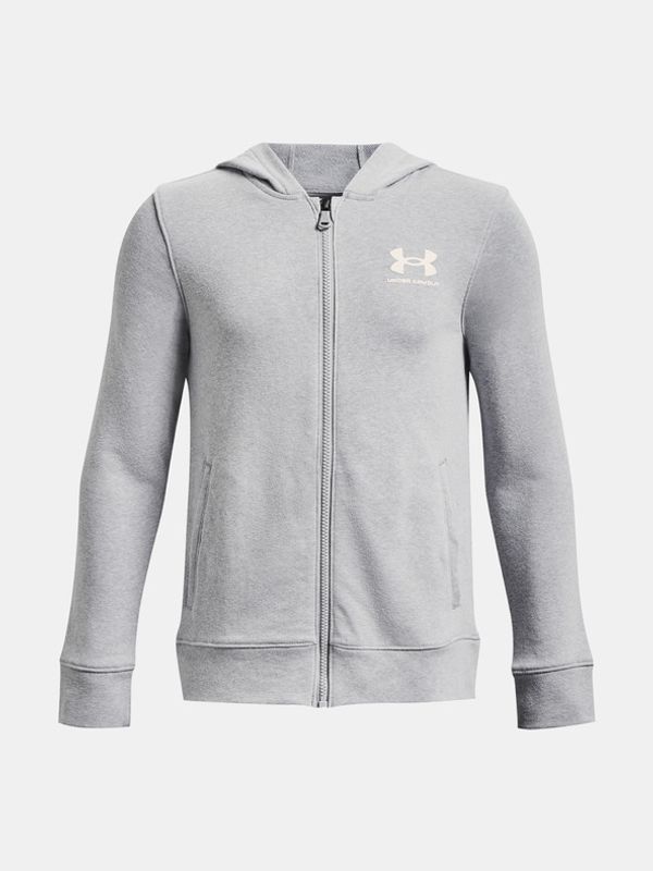 Under Armour Under Armour UA Rival Terry FZ Hoodie Trenirka (gornji dio) dječja siva