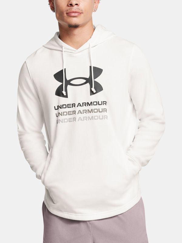 Under Armour Under Armour UA Rival Terry Graphic Hood Majica dugih rukava bijela