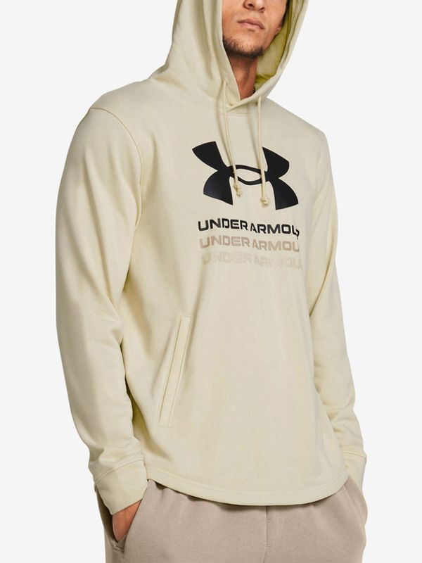 Under Armour Under Armour UA Rival Terry Graphic Hood Majica dugih rukava smeđa