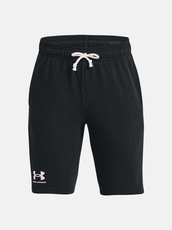 Under Armour Under Armour UA Rival Terry Kratke hlače dječje crna