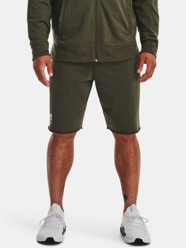 Under Armour Under Armour UA Rival Terry Kratke hlače zelena