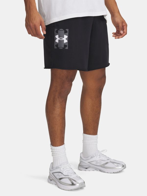 Under Armour Under Armour UA Rival Terry Logo 8in Kratke hlače crna