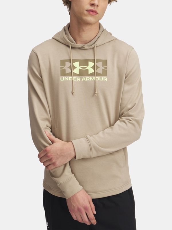 Under Armour Under Armour UA Rival Terry Logo Hood Majica dugih rukava smeđa