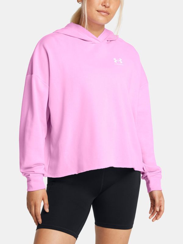 Under Armour Under Armour UA Rival Terry OS Hoodie Majica dugih rukava ružičasta