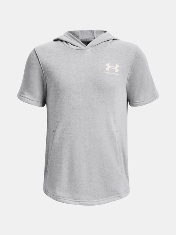 Under Armour Under Armour UA Rival Terry SS Hoodie Trenirka (gornji dio) dječja siva