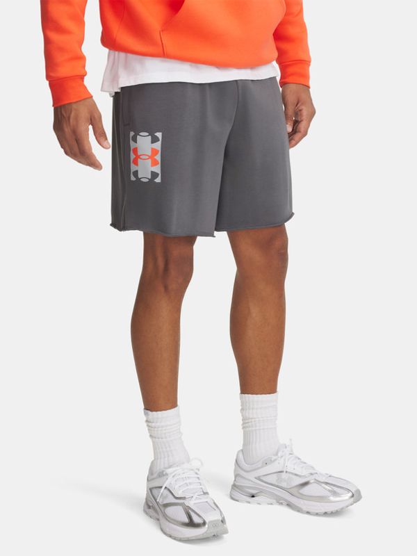 Under Armour Under Armour UA Rival TerryLogo 8in Kratke hlače siva