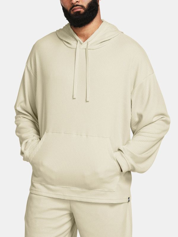 Under Armour Under Armour UA Rival Waffle Hoodie Majica dugih rukava bijela