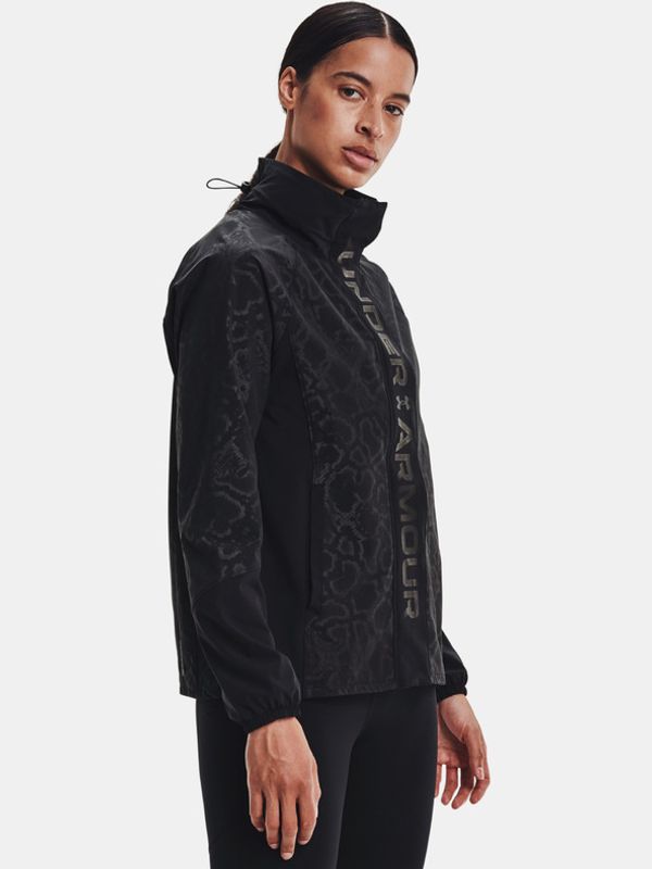 Under Armour Under Armour UA Rush Woven Print FZ Majica dugih rukava crna