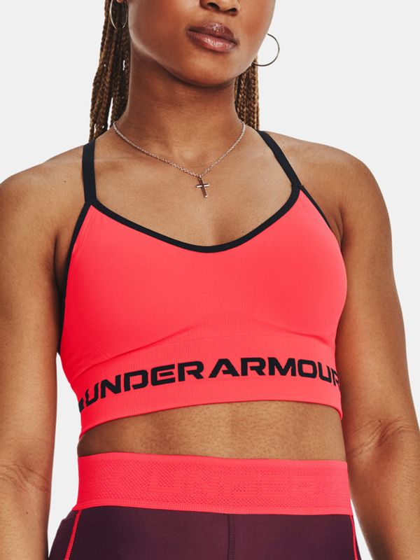 Under Armour Under Armour UA Seamless Low Long Sportski Grudnjak crvena