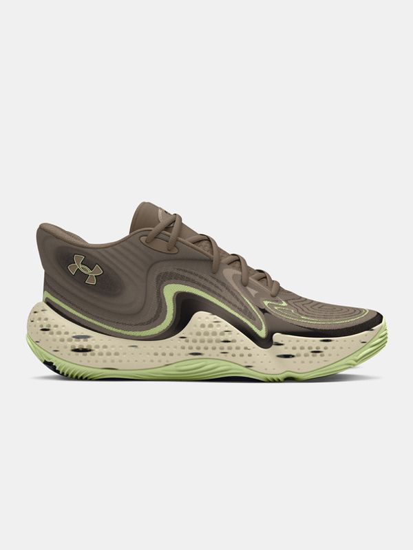 Under Armour Under Armour UA Spawn 6 Mid Camo Tenisice smeđa