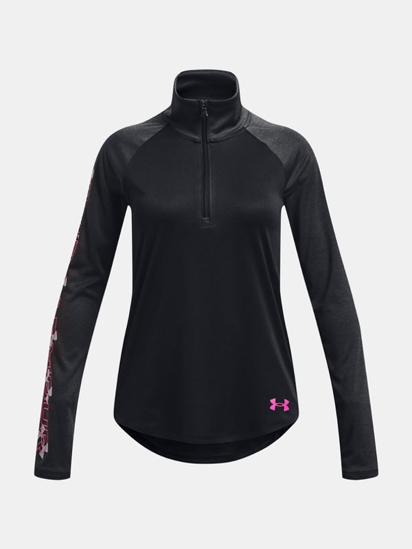 Under Armour Under Armour UA Tech Graphic 1/2 Zip Majica crna
