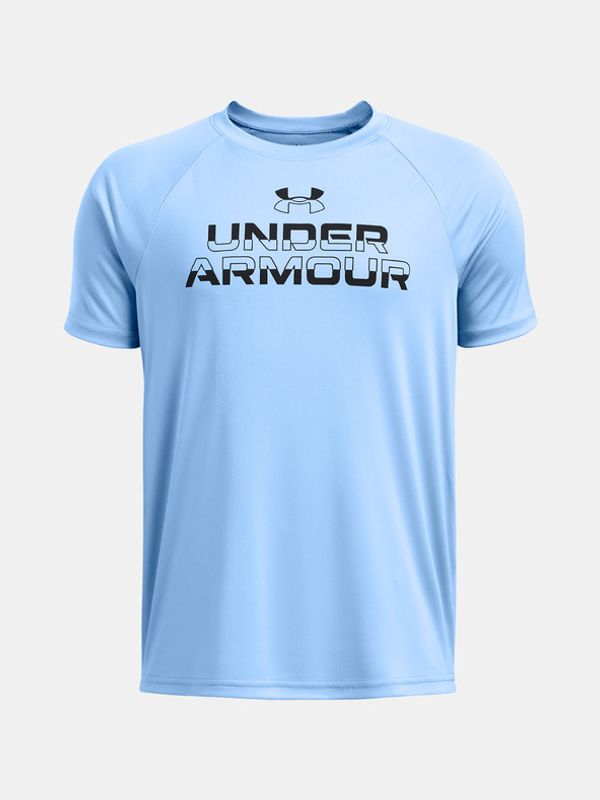 Under Armour Under Armour UA Tech Split Wordmark SS Majica plava