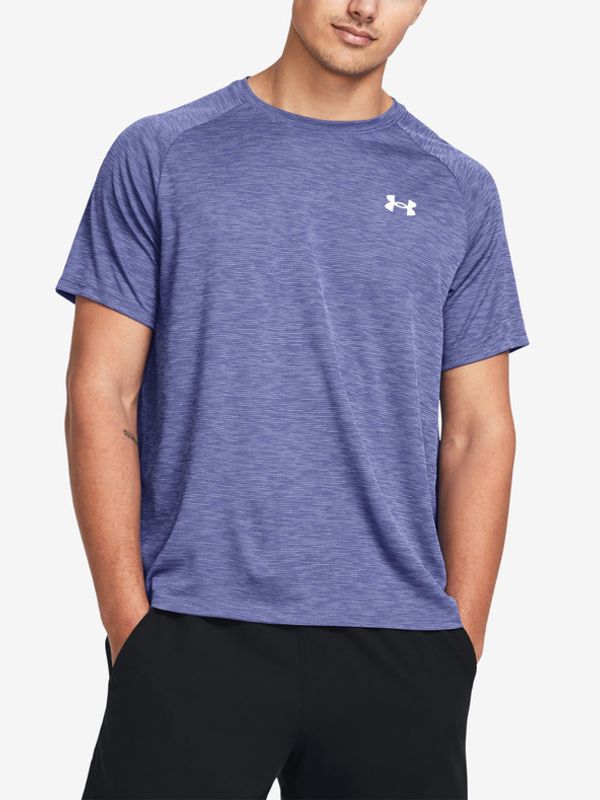 Under Armour Under Armour UA Tech Textured SS Majica ljubičasta