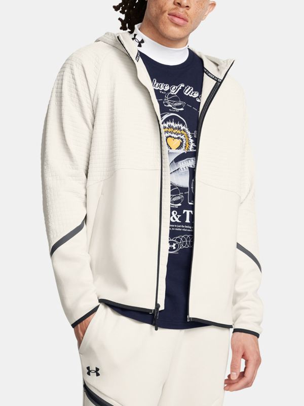 Under Armour Under Armour UA Unstoppable Flc Grid FZ Majica dugih rukava bijela