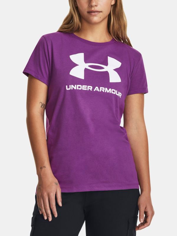 Under Armour Under Armour UA W Sportstyle Logo SS Majica ljubičasta